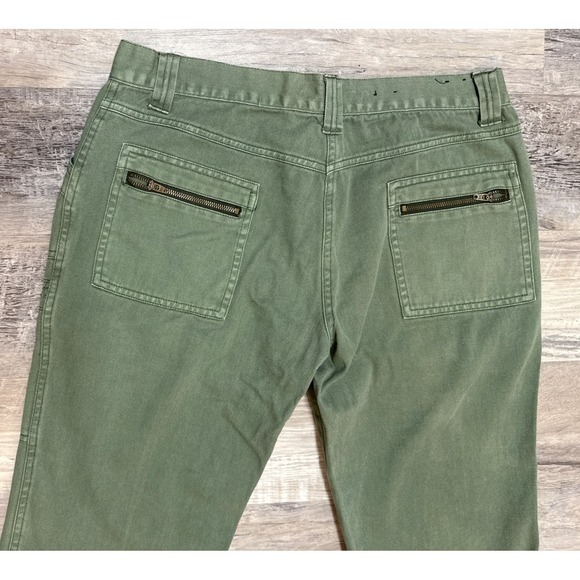 VTG Younique Jeans Women's Y2K Flare Zipper 90s Cargo Pockets Pants Grunge Sz 13 - Picture 9 of 9